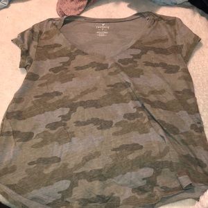 camo aeo v-neck